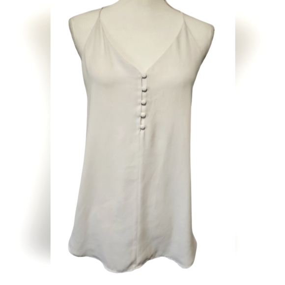 Loft Ivory Halter Top Polyester Women's Size Small - Picture 1 of 9